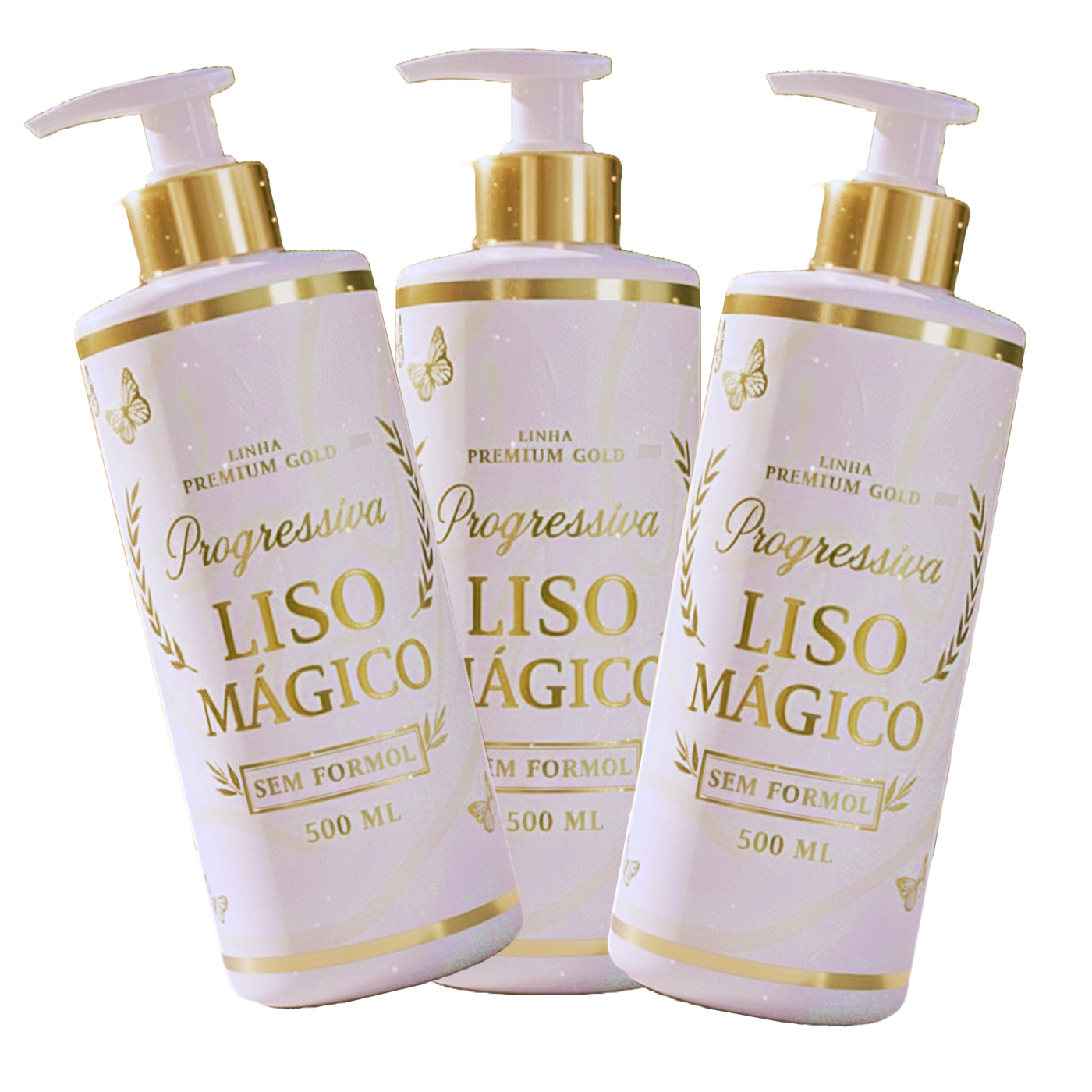 Kit 3 Unidades - Liso Mágico Premium Gold